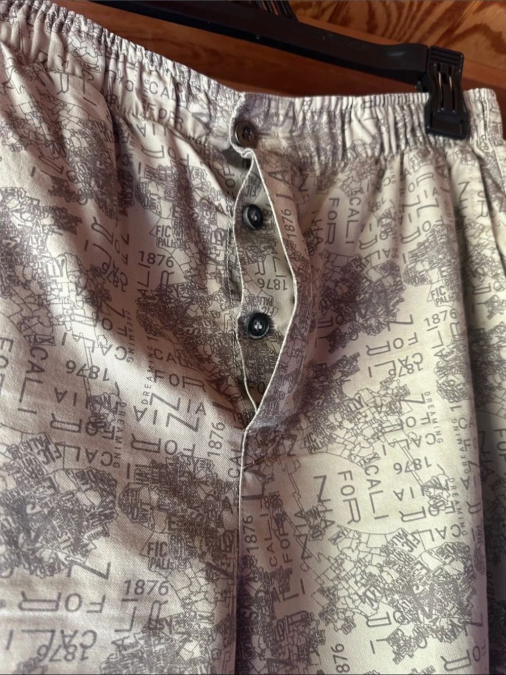 Men’s 100% cotton Jockey tan and brown Printed Casual shorts 8261.5